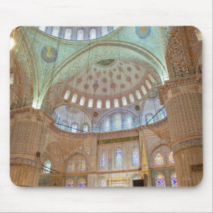 Tapis De Souris Plafond en dôme coloré de l'intérieur de la Mosqué