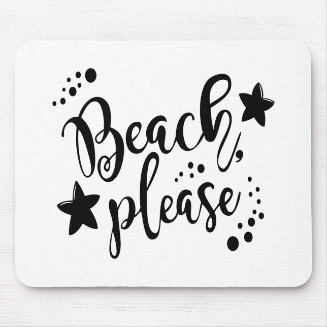 Tapis De Souris Plage (Devant)