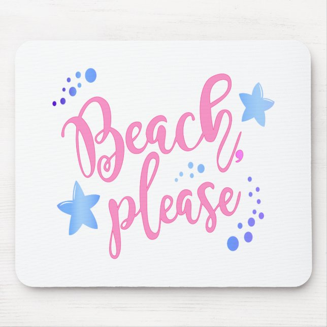 Tapis De Souris Plage (Devant)