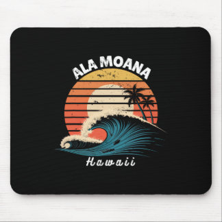 Tapis De Souris Plage Ala Moana Hawaii Femmes Hommes Planche à sur