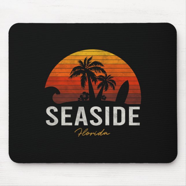 Tapis De Souris Plage balnéaire Floride Palms Fl Surf de vacances  (Devant)