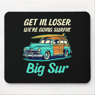 Tapis De Souris Plage Big Sur Surf Californie Fille Femmes Hommes