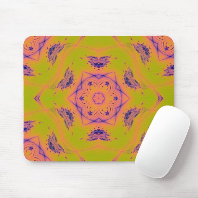 Tapis De Souris Plage Coucher de soleil Dégradé Mandela (Avec souris)