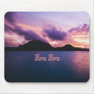 Tapis De Souris Plage de Bora Bora Suset Island