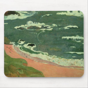 Tapis De Souris Plage de Paul Gauguin chez Le Pouldu, 1889