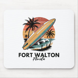 Tapis De Souris Plage de surf de Fort Walton Beach Floride