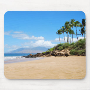 Tapis De Souris Plage de Wailea tropical, Maui Hawaii