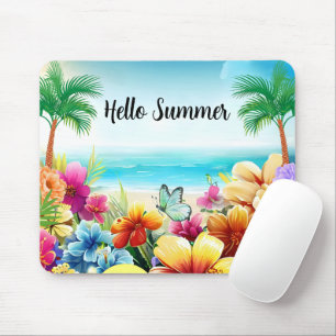 Tapis De Souris Plage d'été amusante