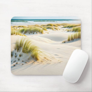 Tapis De Souris Plage Dune Gris