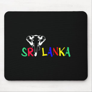 Tapis De Souris Plage Été Océan _ Sri Lanka Éléphant _