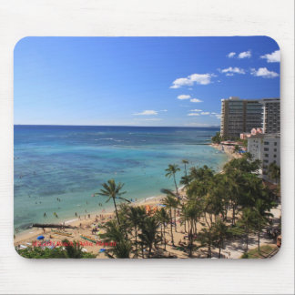 Tapis De Souris Plage Hawaï de Waikiki