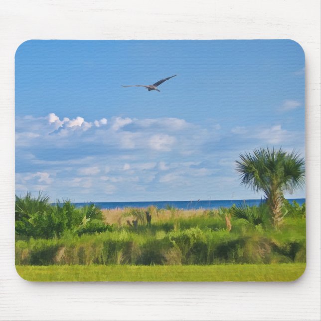 Tapis De Souris Plage Mousepad d'île de Sanibel (Devant)