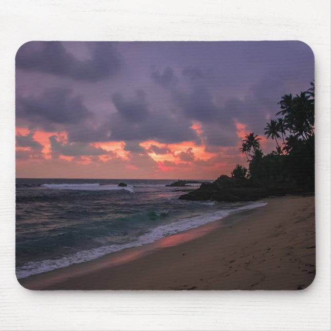 Tapis De Souris Plage romantique à Dusk (Devant)