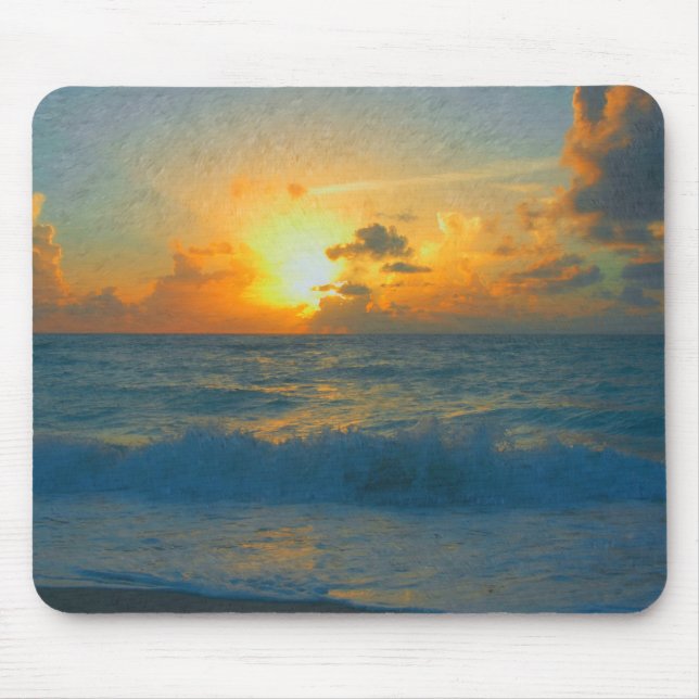 Tapis De Souris Plage saine Mousepad de Hobe (Devant)