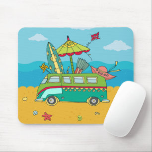 Tapis De Souris Plage Surf Vie Mousepad