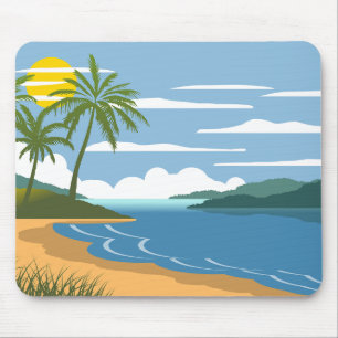 Tapis De Souris plage sympa