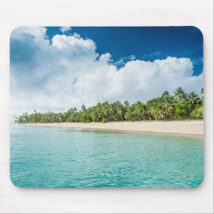 Tapis De Souris Plage Tropical Fringed