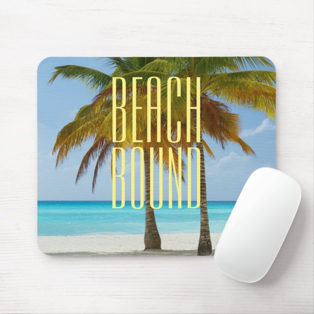 Tapis De Souris Plage tropicale (Avec souris)