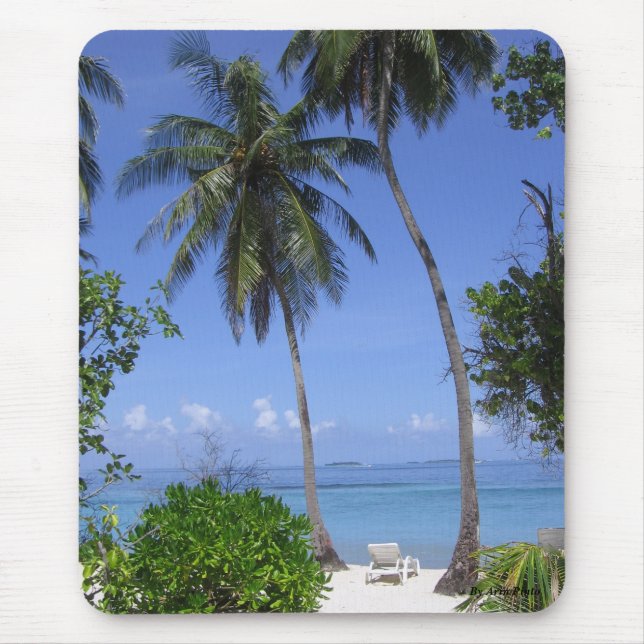 Tapis De Souris Plage tropicale (Devant)