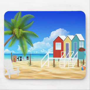 Tapis De Souris Plage tropicale