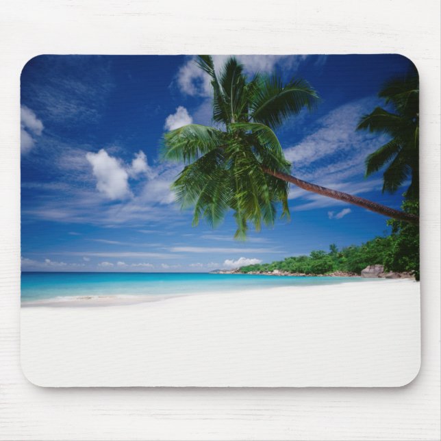 Tapis De Souris Plage tropicale | Seychelles (Devant)