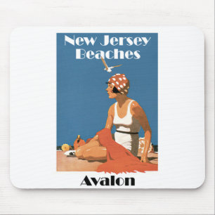 Tapis De Souris Plages du New Jersey ~ Avalon