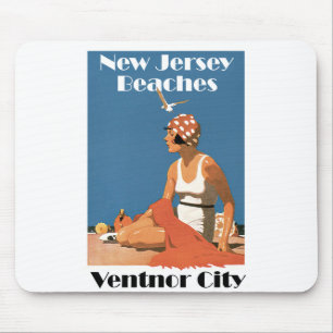 Tapis De Souris Plages du New Jersey ~ Ventnor City