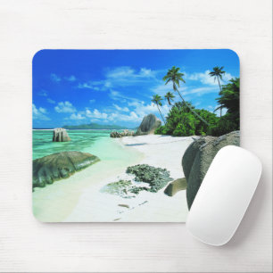Tapis De Souris Plages tropicales L'île de La Digue