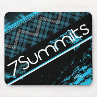 Tapis De Souris plaid du bleu 7Summits