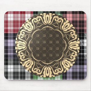 Tapis De Souris Plaid Mousepad