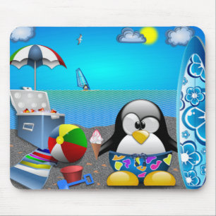 TAPIS DE SOURIS PLAISANCE D'ÉTÉ À LA PLAGE