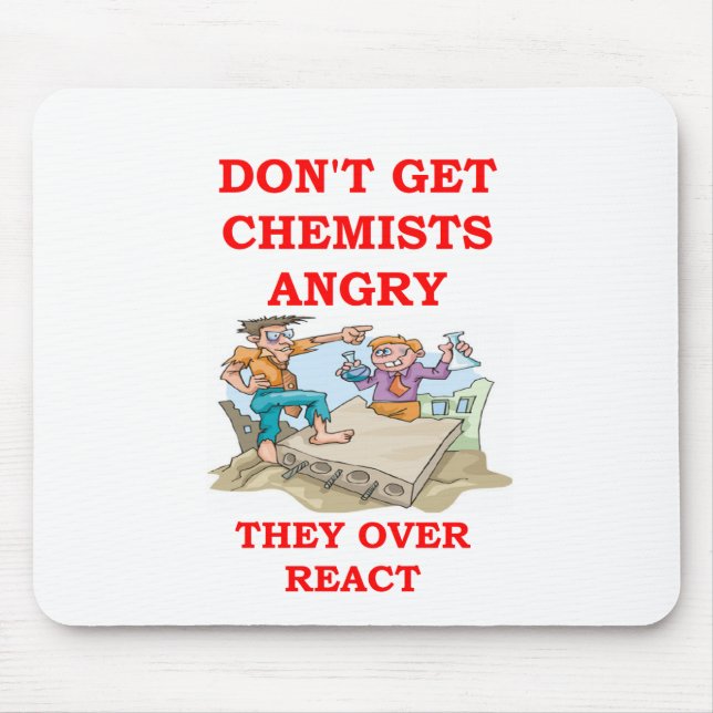 Tapis De Souris plaisanterie de chimie (Devant)