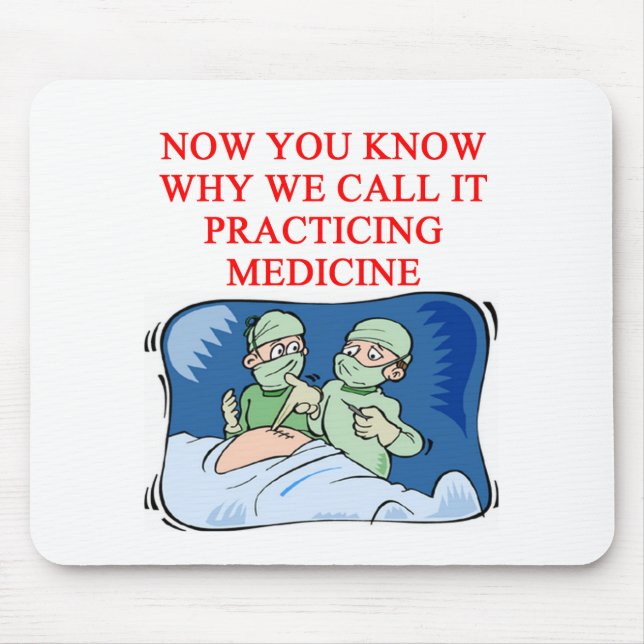 Tapis De Souris Plaisanterie de DOCTEUR (Devant)