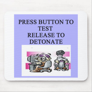 Tapis De Souris plaisanterie de recherches d'ingénierie