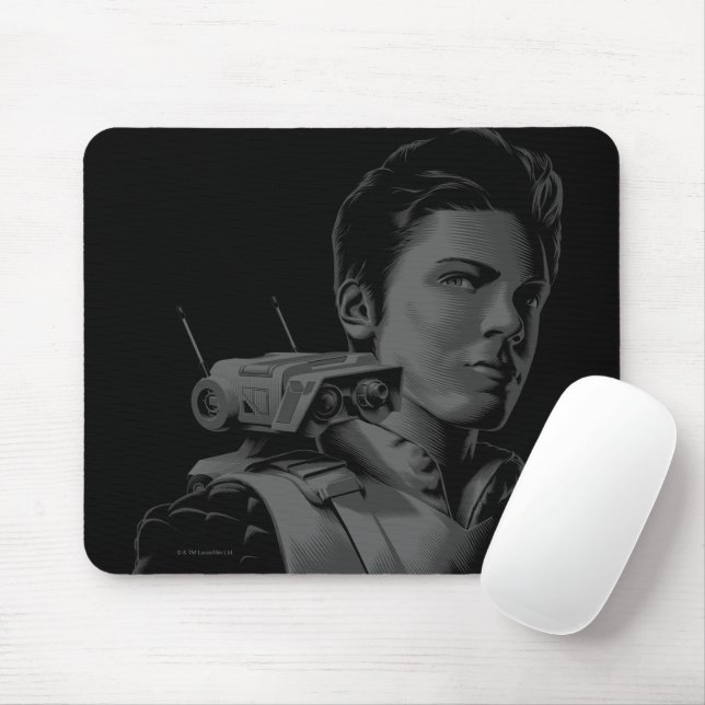 Tapis De Souris Plan de Cal Kestis et BD-1 (Avec souris)