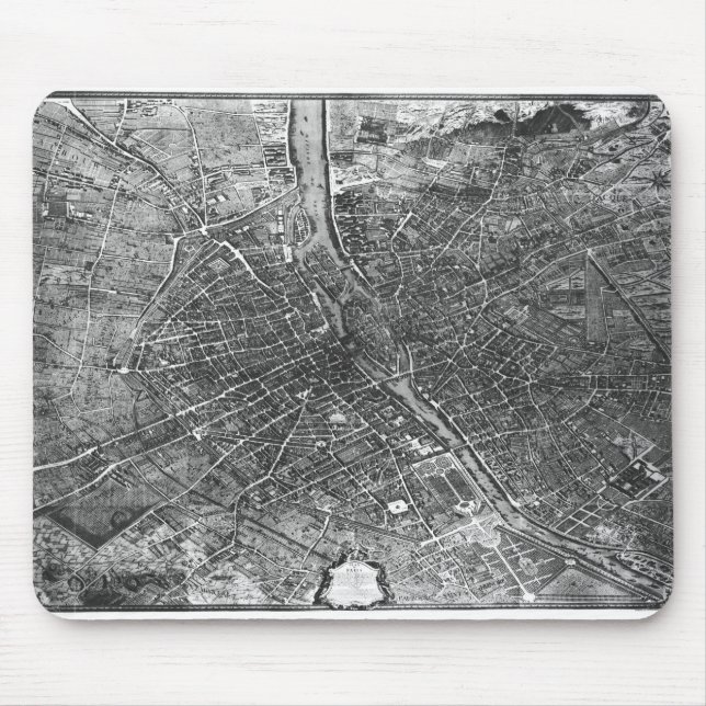 Tapis De Souris Plan de Paris, connu sous le nom de 'Plan de (Devant)