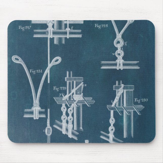Tapis De Souris Plan détaillé nautique IV (Devant)
