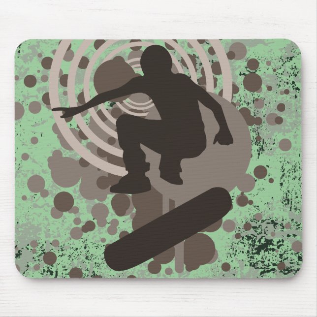 Tapis De Souris planche à roulettes : hi-fi (Devant)