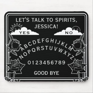 Tapis De Souris Planche de danse gothique noir blanc
