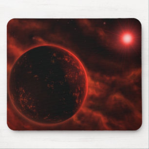 Tapis De Souris Planète volcanique
