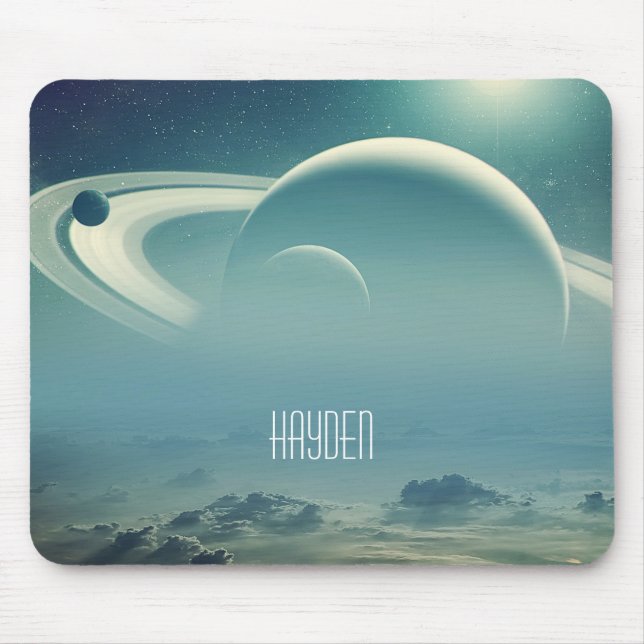 Tapis De Souris Planètes Whimsics Space Dreamscape Personnalisé (Devant)