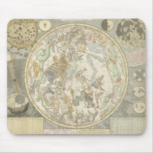Tapis De Souris Planisphaerii Coelestis Hemisphaerium