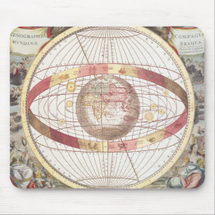 Tapis De Souris Planisphere, de 'atlas Coelestis