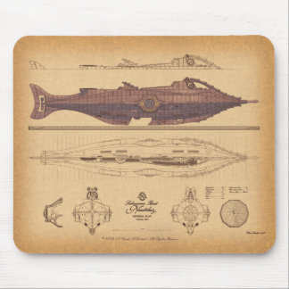 Tapis De Souris Plans de Nautilus par David McCamant Mousepad
