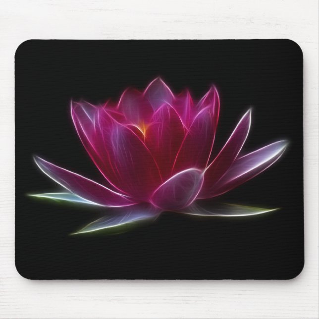 Tapis De Souris Plante aquatique de fleur de Lotus (Devant)