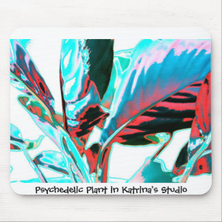 Tapis De Souris Plante psychédélique