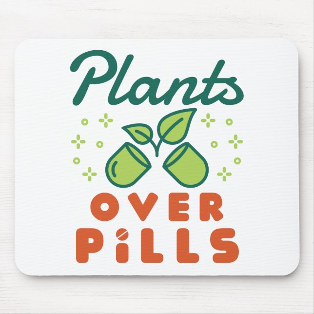 Tapis De Souris Plantes sur pilules Herbalist Herbs Medicine Herbs (Devant)