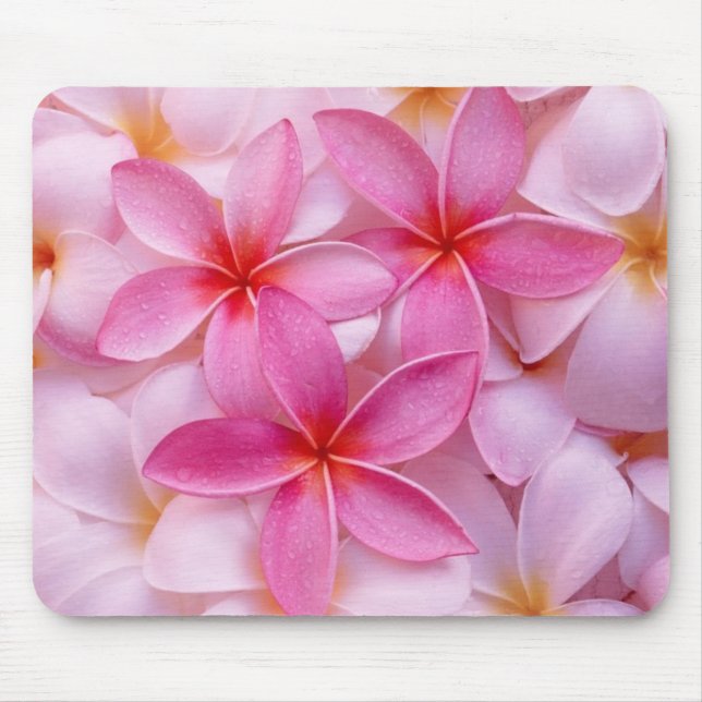 Tapis De Souris Plaque de souris à fleurs tropicales (Devant)