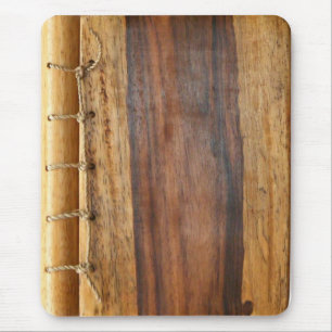 Tapis De Souris Plaque de souris à grains de bois