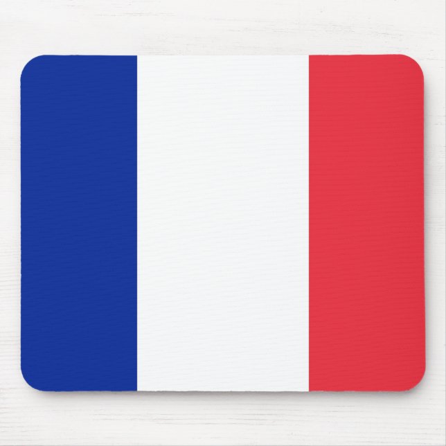 Tapis De Souris Plaque de souris avec Drapeau de France (Devant)